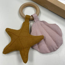 Load image into Gallery viewer, Baby First Rattle.Sheashell