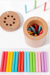 Wooden Color Classification Cup