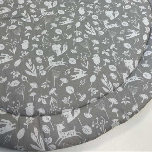 Round Play Mat. Light grey