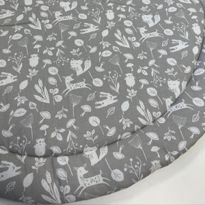 Round Play Mat. Light grey