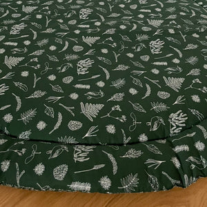 Round Play Mat. Dark Green