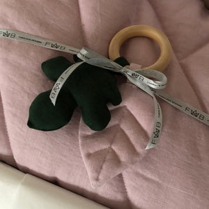 Baby First Rattle. Leaves