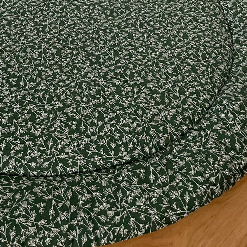 Round Play Mat. Dark Green