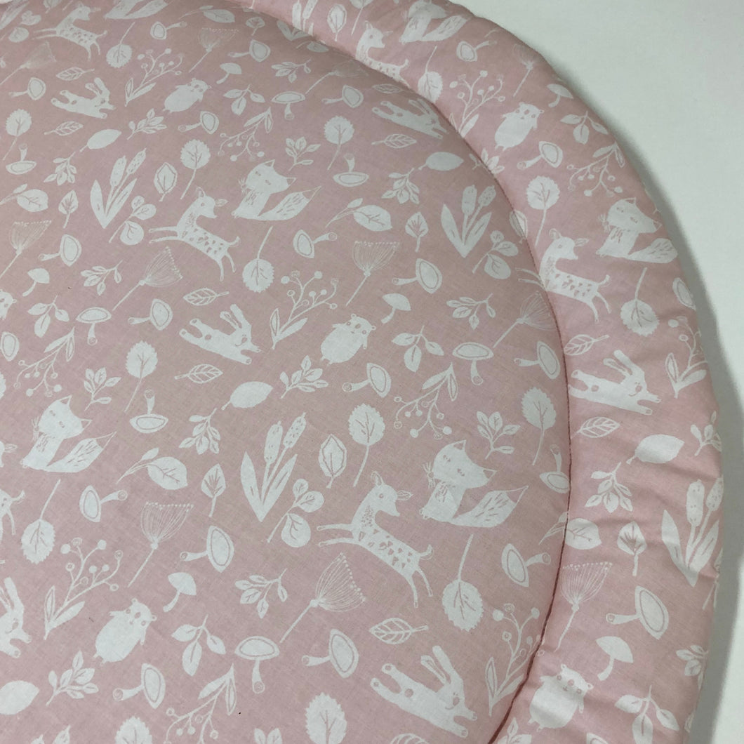 Round Play Mat. Powder Pink