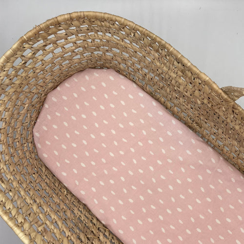 Moses Basket Fitted Sheet