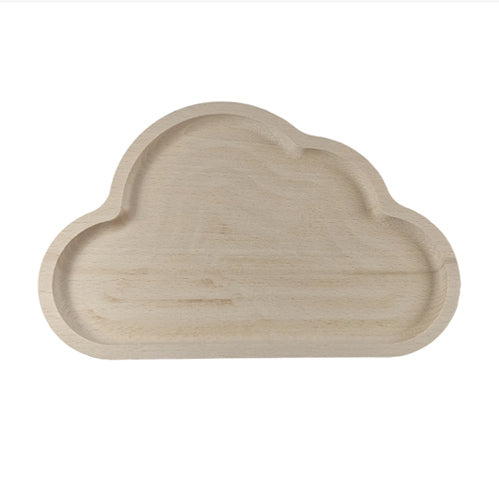 Wood Cloud Tray
