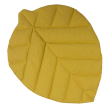 Charger l&#39;image dans la galerie, Cotton Leaf Play Mat. Mustard. S size