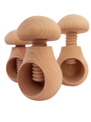 Montessori wooden toy. Mushroom. Natural