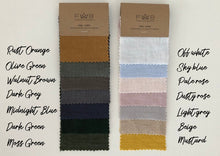 Charger l&#39;image dans la galerie, Stonewashed Linen Fabric. Pale Rose