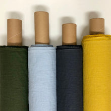 Charger l&#39;image dans la galerie, Stonewashed Linen Fabric. Mustard