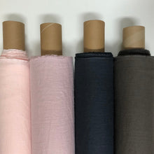Charger l&#39;image dans la galerie, Stonewashed Linen Fabric. Pale Rose