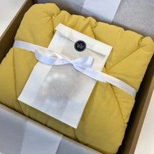 Charger l&#39;image dans la galerie, Cotton Leaf Play Mat. Mustard. S size