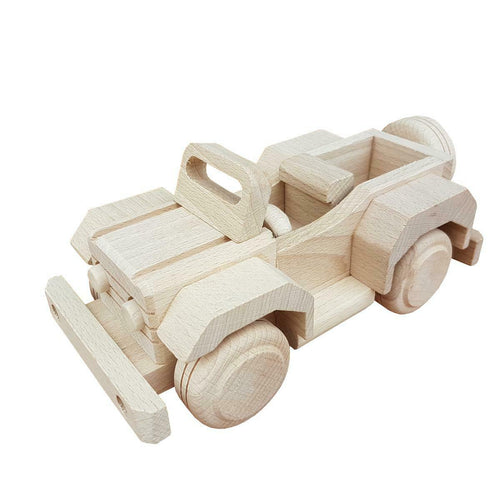 Wooden off road car