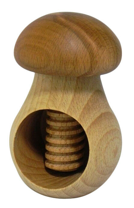 Montessori wooden toy. Mushroom. Rust