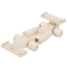 Load image into Gallery viewer, Wooden Racing Car. F1